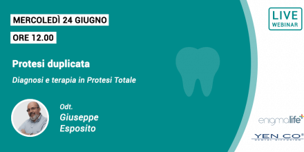 locandina webinar protesi duplicata Giuseppe Esposito
