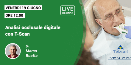 analisi occlusale digitale e T-Scan webinar gratuito