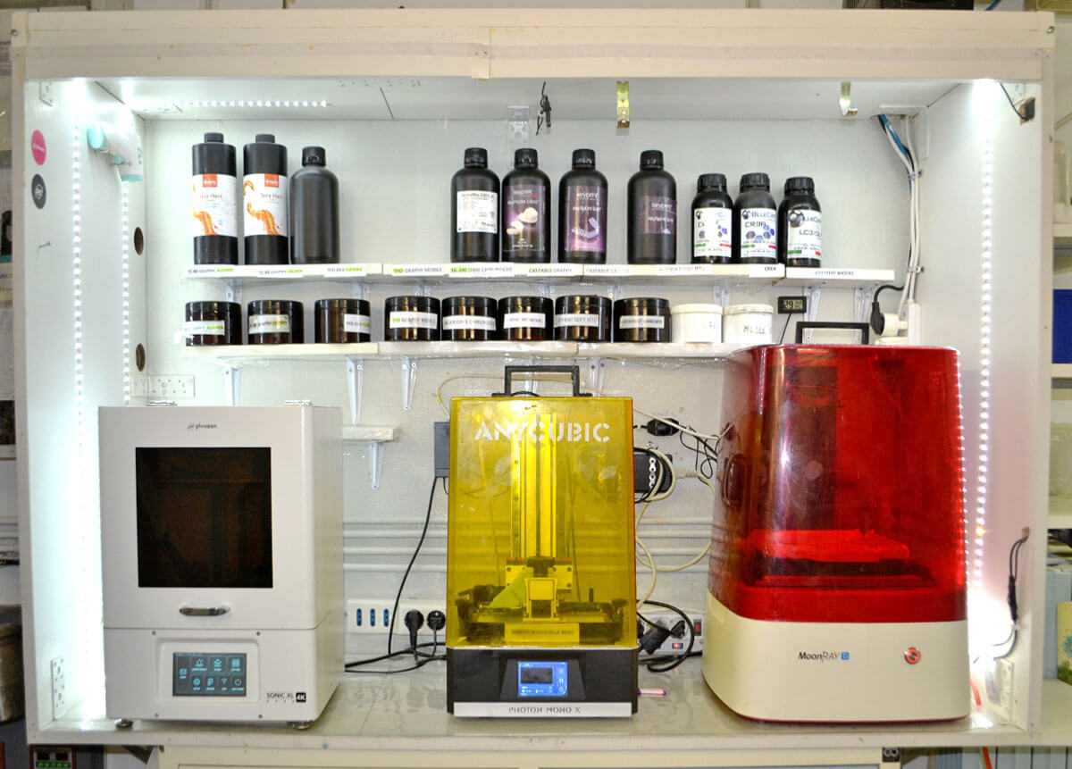 posizionamento stampanti 3D in laboratorio odontotecnico