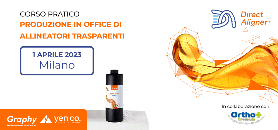 CORSO Produzione in office di Allineatori Trasparenti | Milano, 1 Aprile 2023