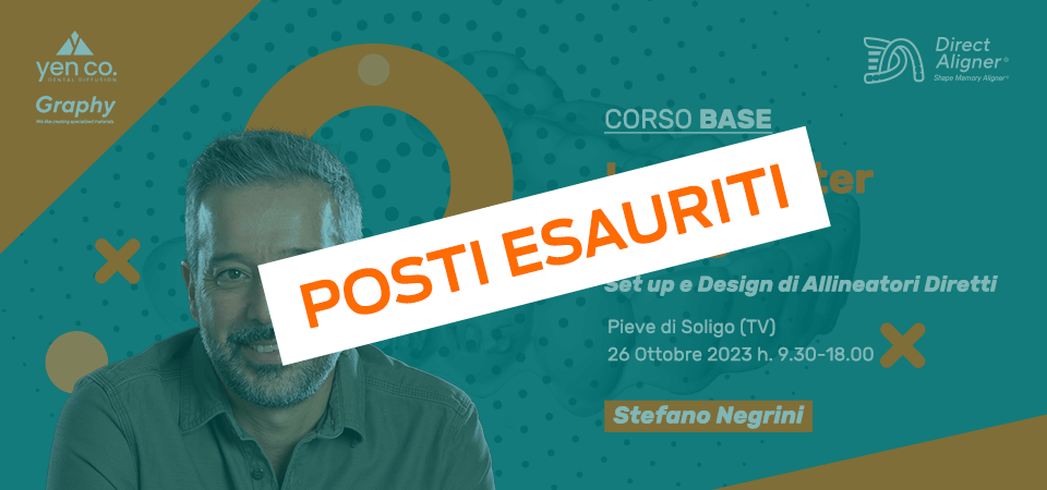 CORSO BASE Let’s Master DAD – Set up e Design di Allineatori Diretti | Pieve di Soligo, 26 ottobre 2023