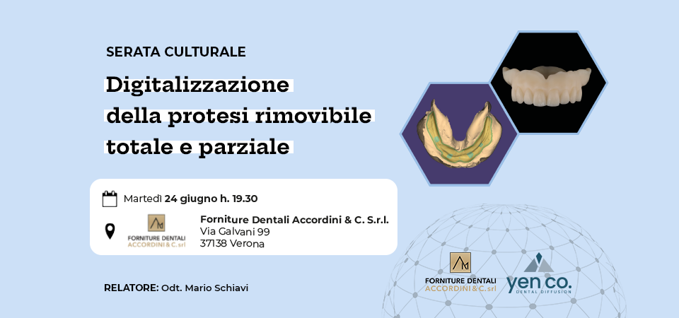 Digitalizzazione della protesi rimovibile totale e parziale, Verona