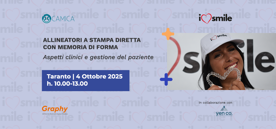 EVENTO Allineatori a stampa diretta con memoria di forma, Taranto