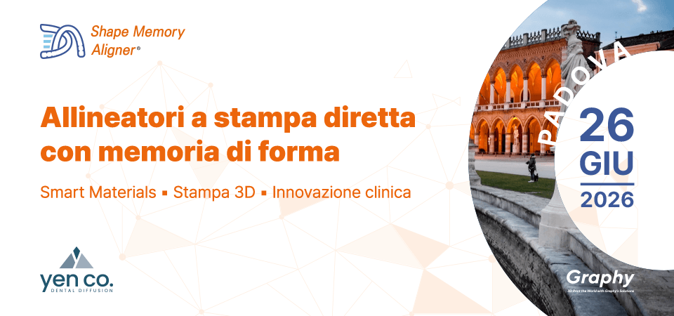 SERATA Allineatori a stampa diretta con memoria di forma, Padova